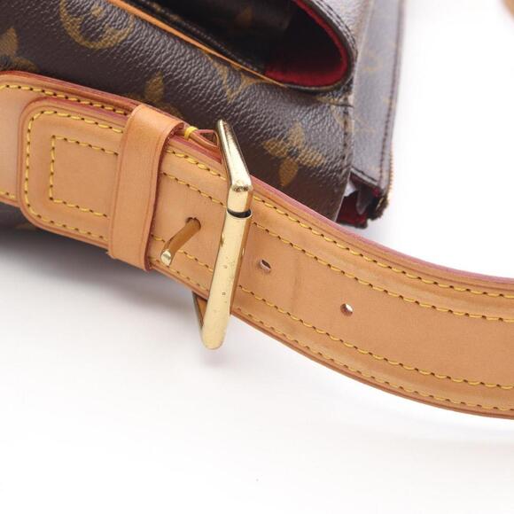 LOUIS VUITTON Brown Monogram Leather Shoulder Bag - Picture 7 of 11